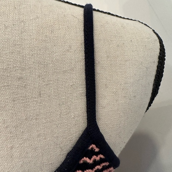 Zara knit SZ S swim  cover up top dress EUC striped knit pattern - Picture 9 of 9